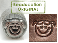 Metal Stamping Tools Little Girl Face Design Stamp- Beaducation Original
