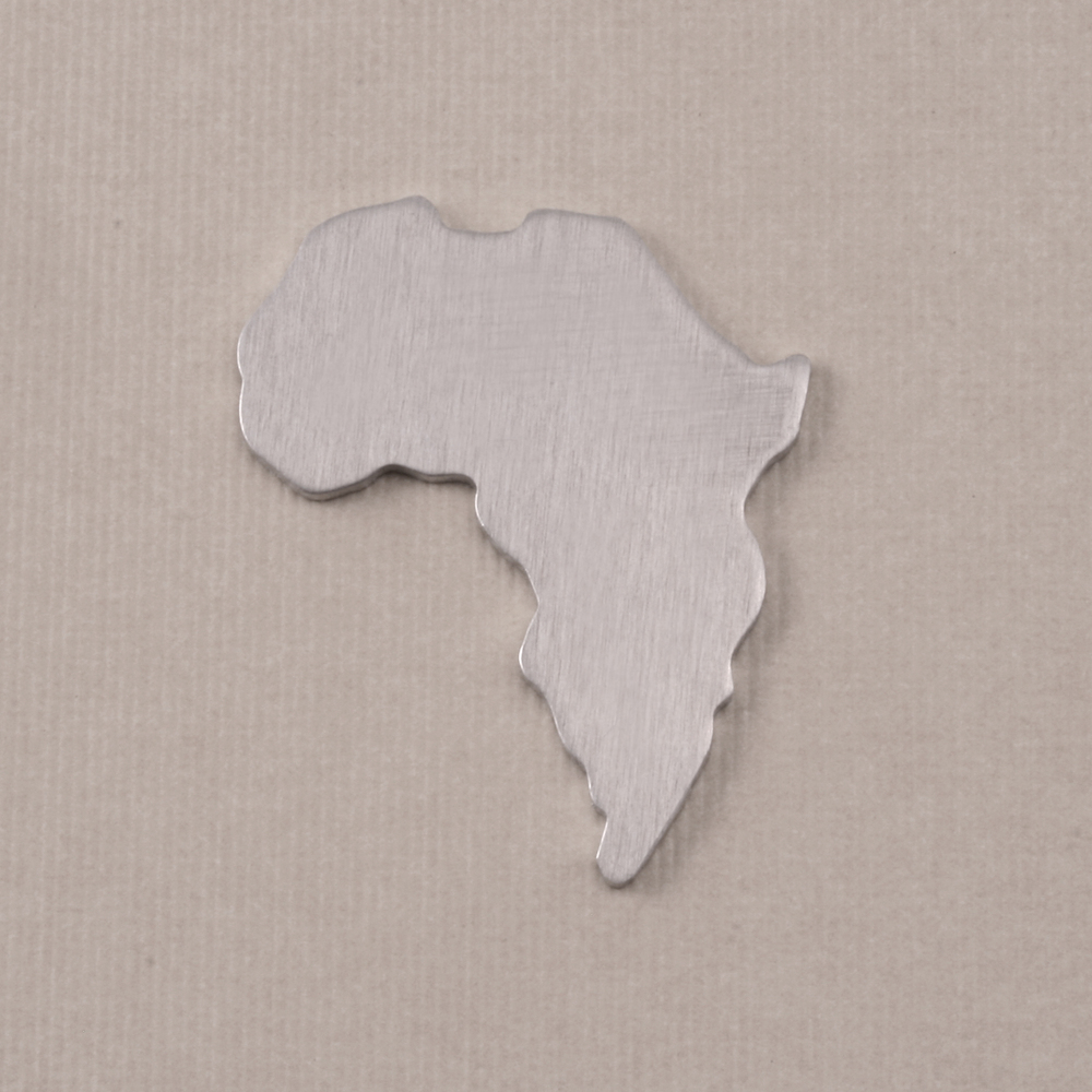 Metal Stamping Blanks Aluminum Africa Blank, 18g