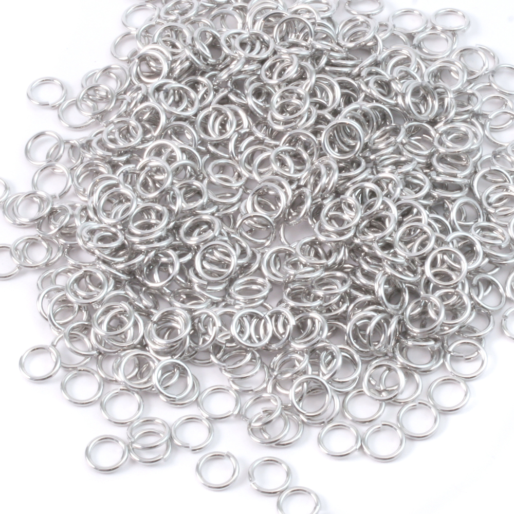 Jump Rings Aluminum 3mm I.D. 20 Gauge Jump Rings,1/2 ounce pack