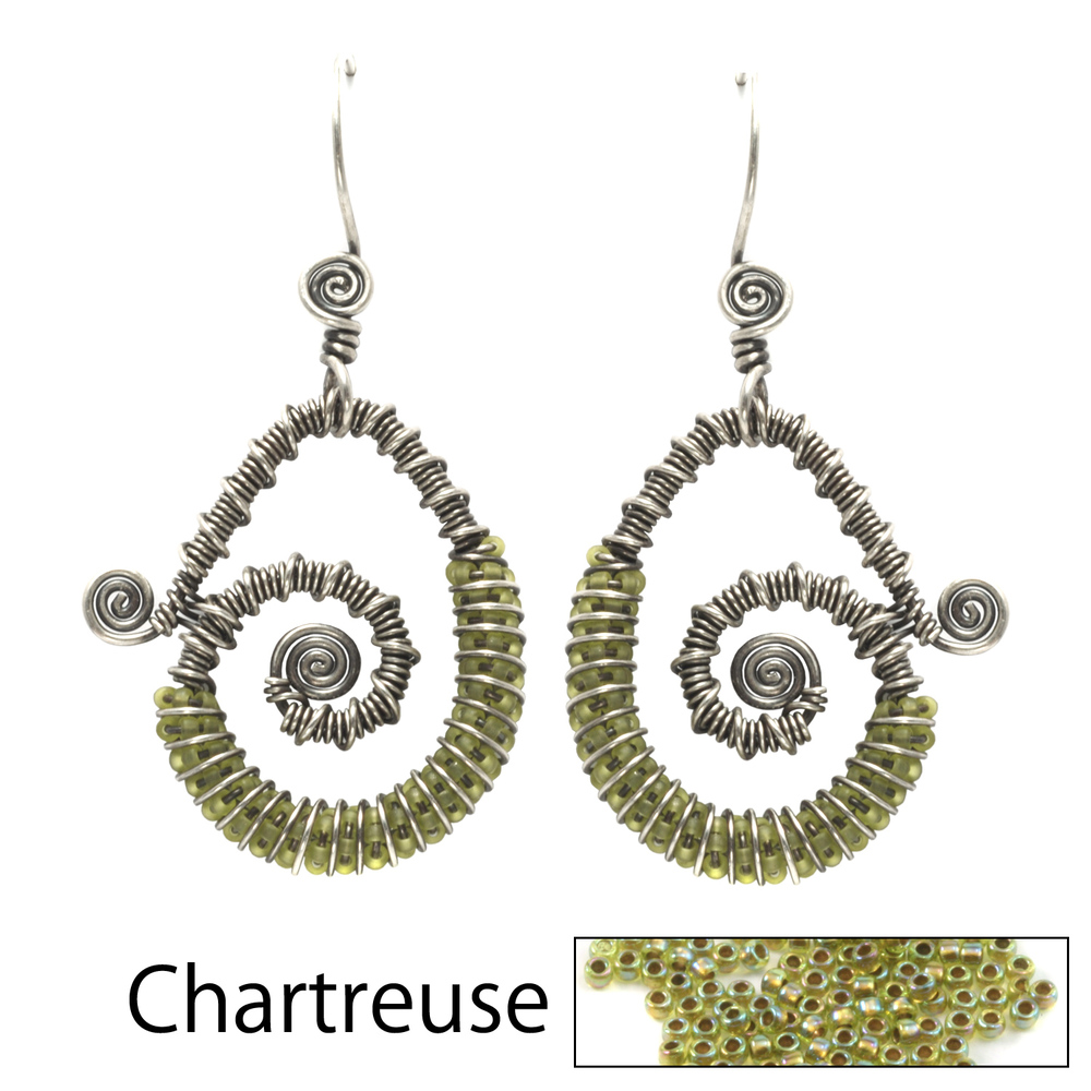 Kits & Sample Packs Continuum Earrings Kit - Chartreuse