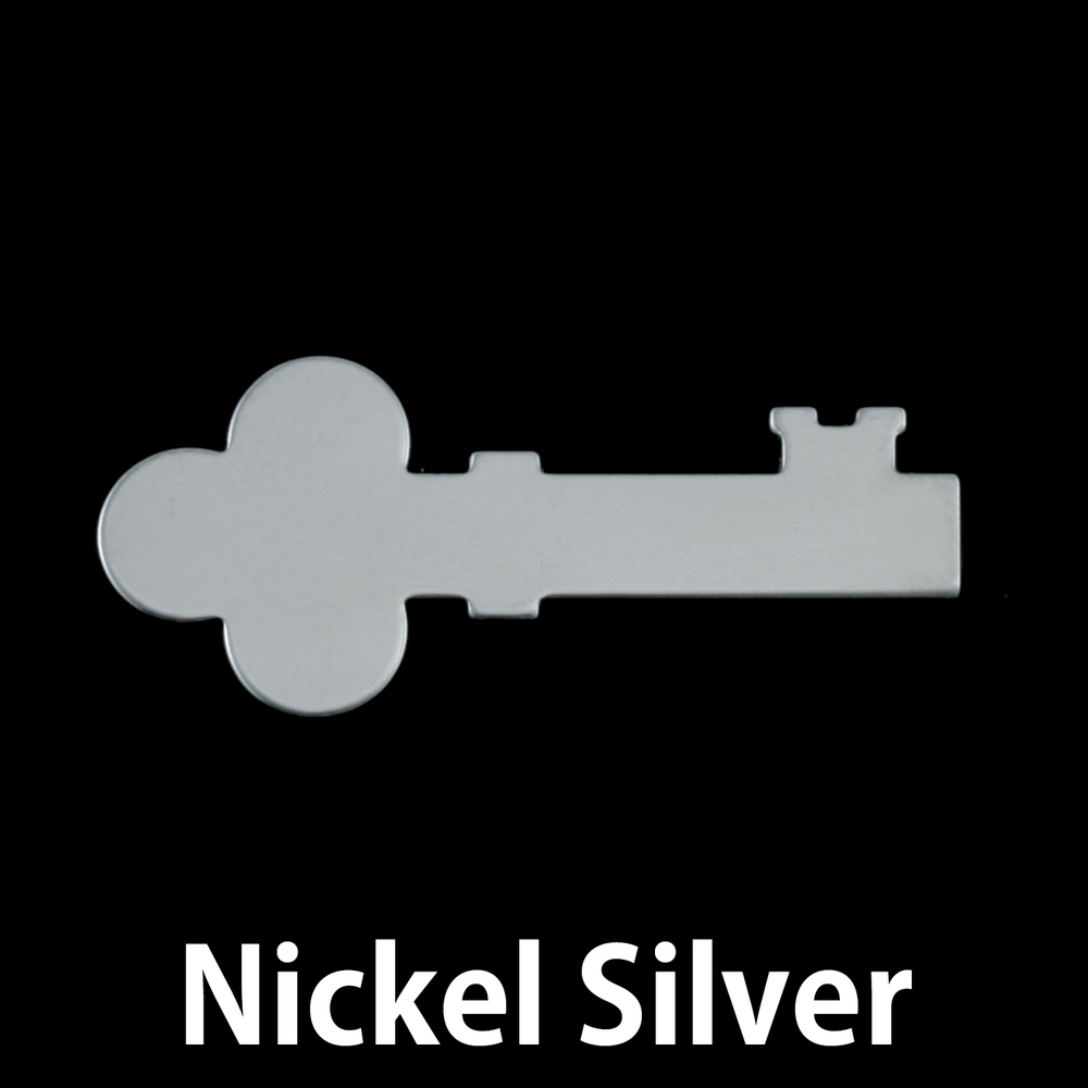 Metal Stamping Blanks Nickel Silver Solid Key, 24g