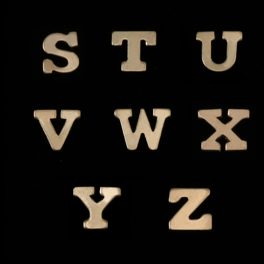 Charms & Solderable Accents Gold Filled Letter Y, 24g