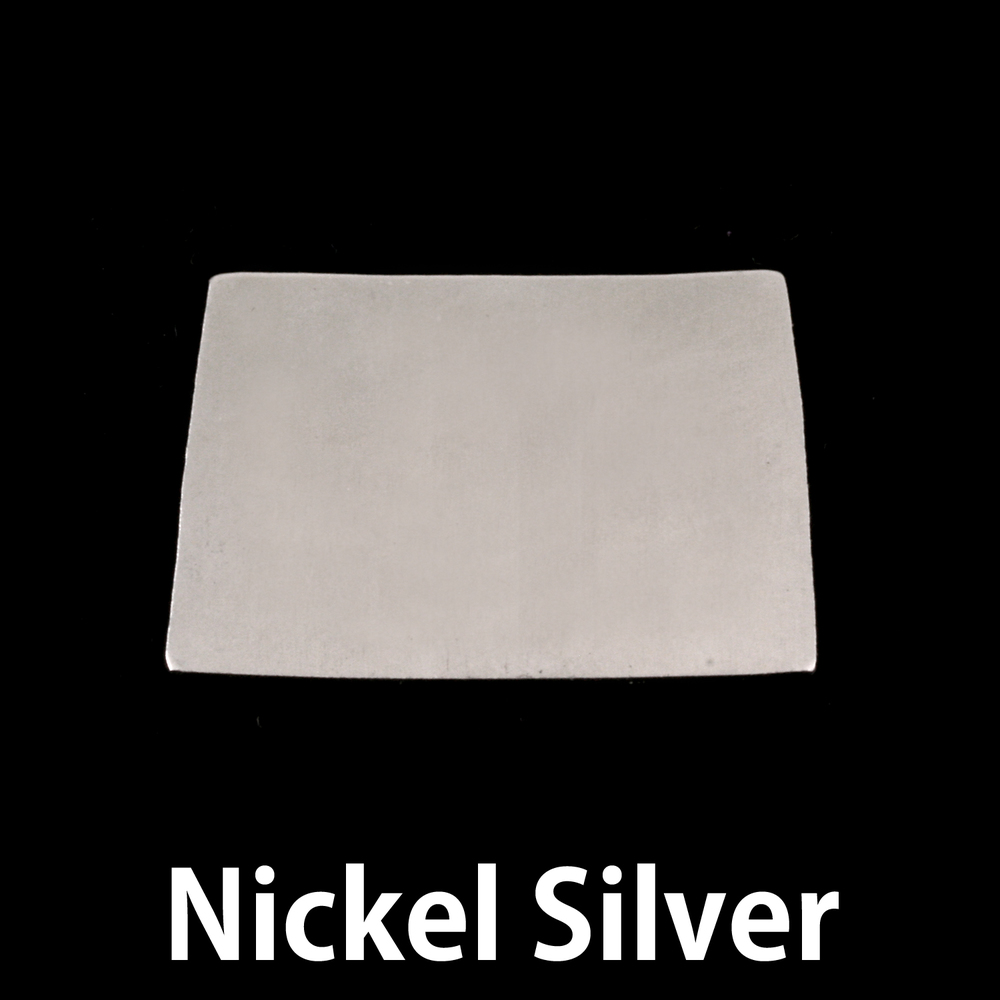 Metal Stamping Blanks Nickel Silver Colorado/Wyoming State Blank, 24g