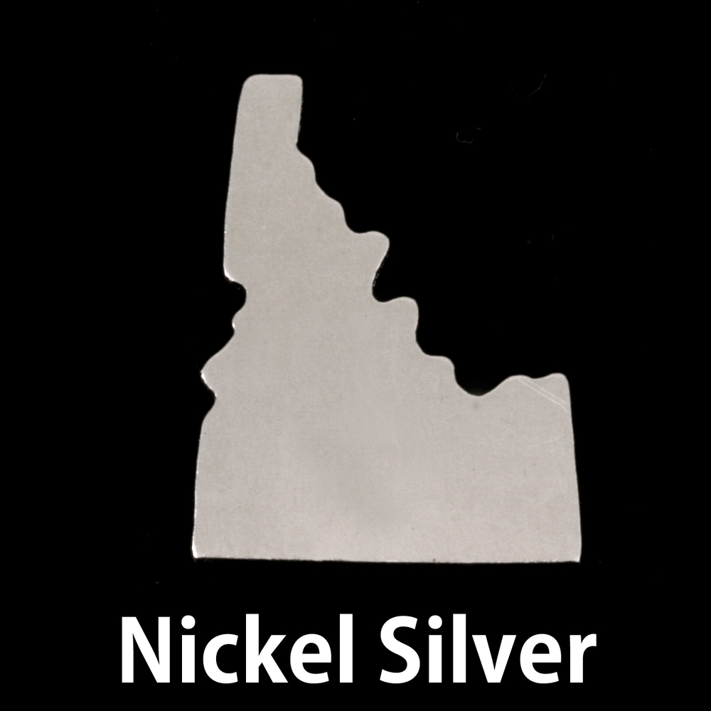 Metal Stamping Blanks Nickel Silver Idaho State Blank, 24g