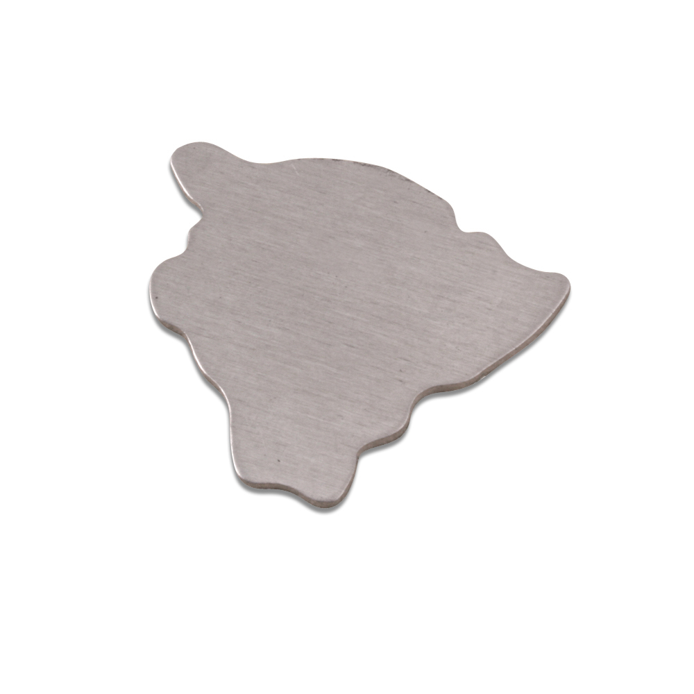 Metal Stamping Blanks Aluminum Hawaii (Big Island) State Blank, 18g