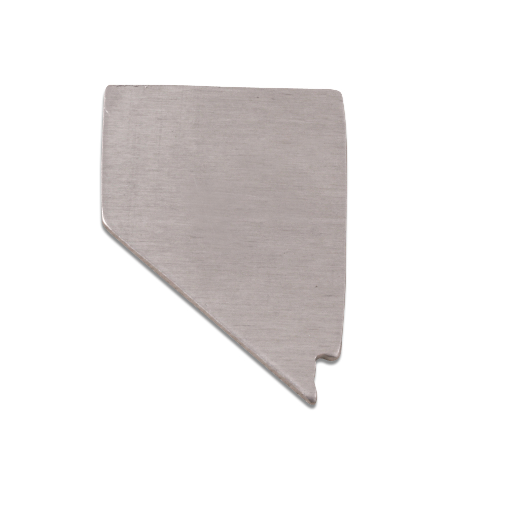 Metal Stamping Blanks Aluminum Nevada State Blank, 18g