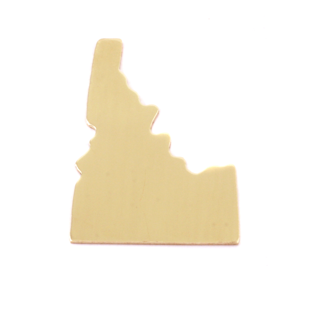 Metal Stamping Blanks Brass Idaho State Blank, 24g