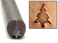 Metal Stamping Tools Sequoia Tree Design Stamp