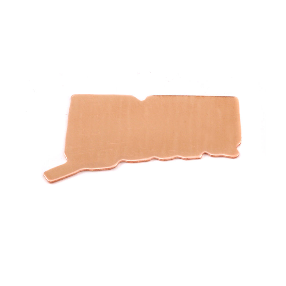 Metal Stamping Blanks Copper Connecticut State Blank, 24g