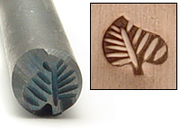 Metal Stamping Tools Tropical Leaf Design Stamp