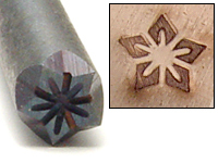 Metal Stamping Tools Star Fruit Design Stamp