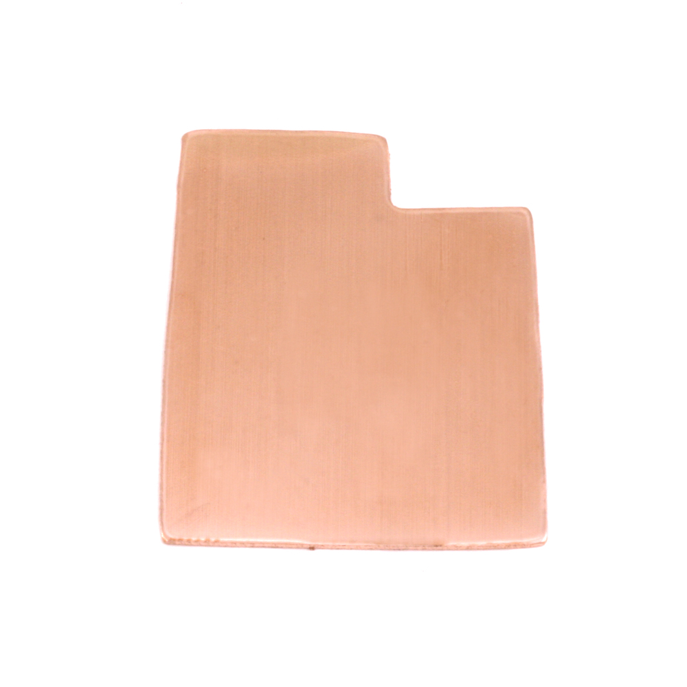 Metal Stamping Blanks Copper Utah State Blank, 24g
