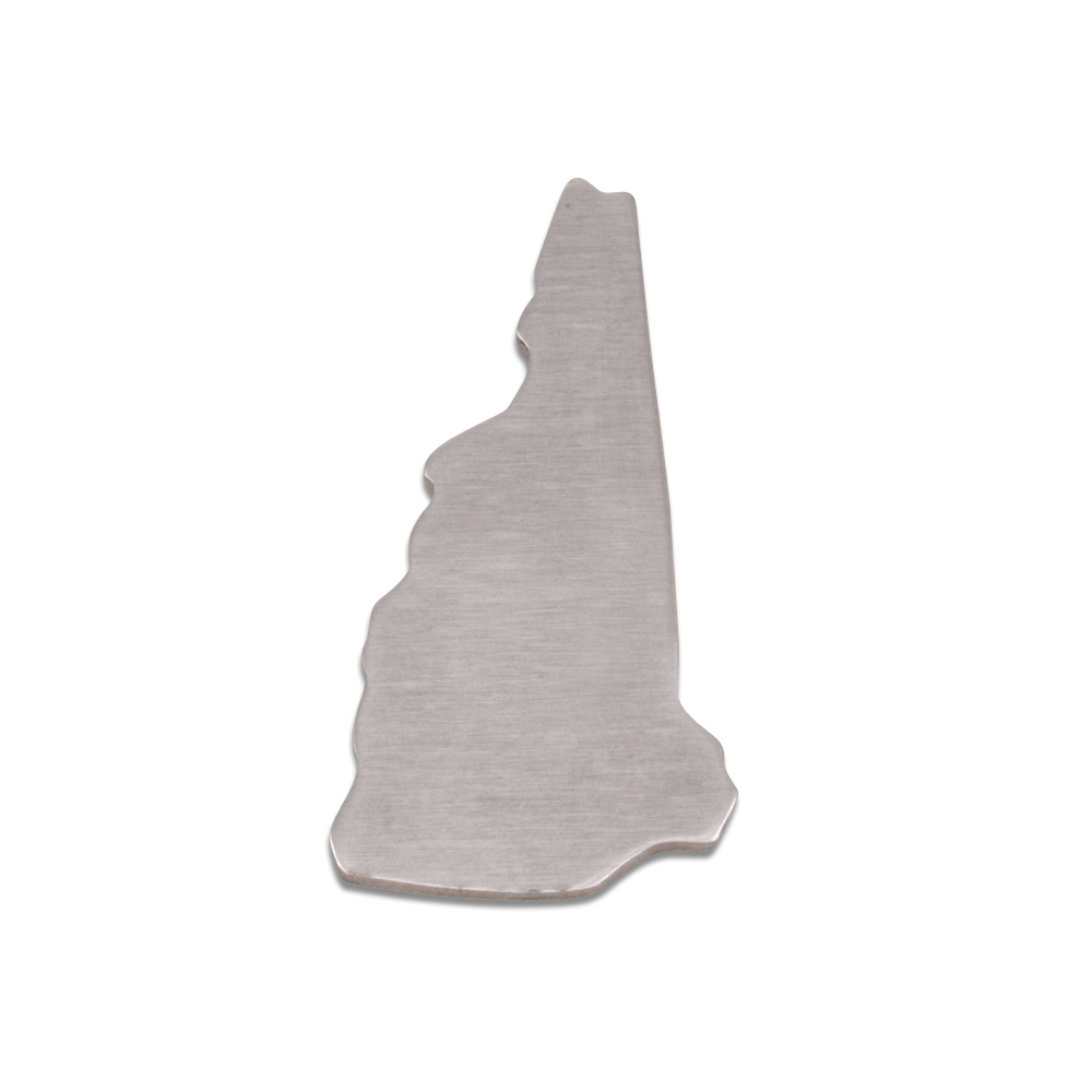 Metal Stamping Blanks Aluminum New Hamphire State Blank, 18g