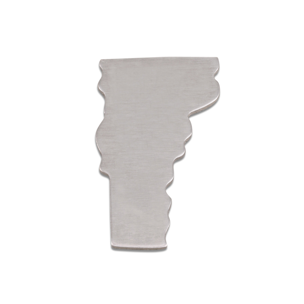 Metal Stamping Blanks Aluminum Vermont State Blank, 18g