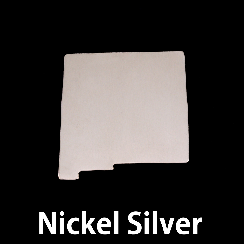 Metal Stamping Blanks Nickel Silver New Mexico State Blank, 24g