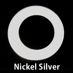 Metal Stamping Blanks Nickel Silver Washer, 25mm (1") with 16mm (.63") ID, 20g
