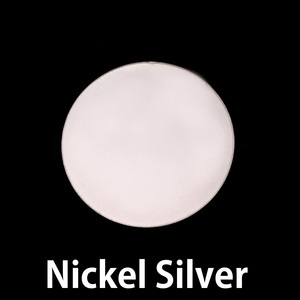 Metal Stamping Blanks Nickel Silver Circle, 22mm (.87"), 20g