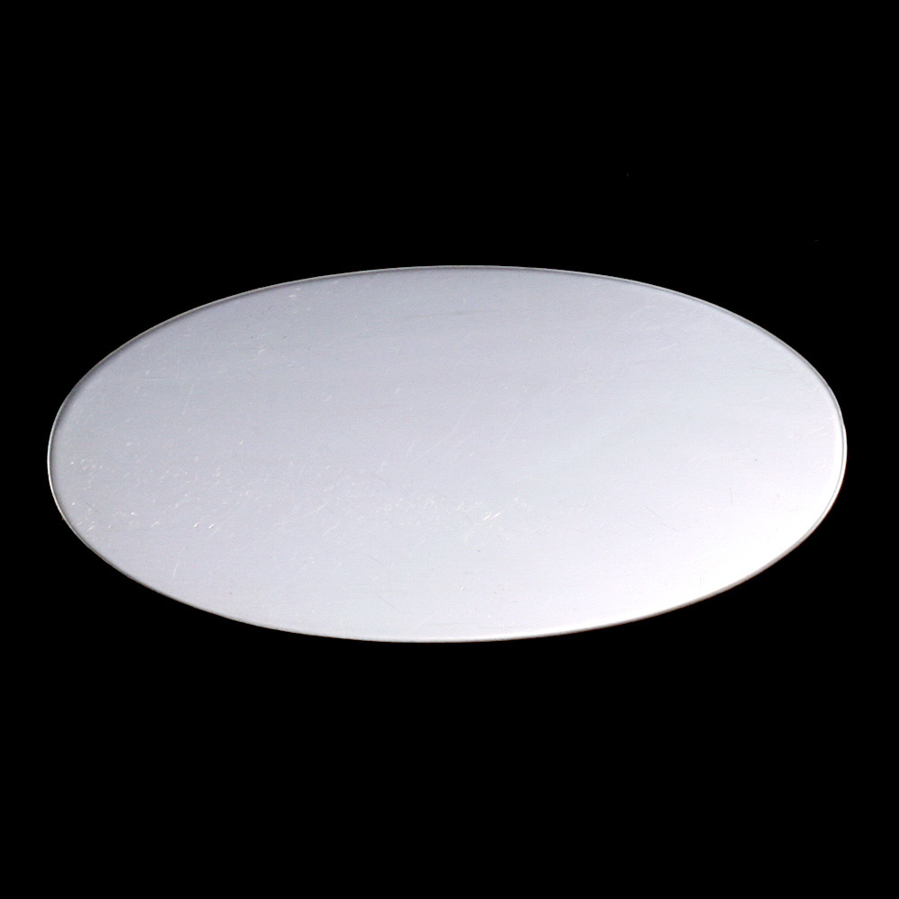 Metal Stamping Blanks Sterling Silver Oval (20mm x 38mm), 24g