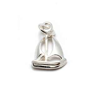 Charms & Solderable Accents Sterling Silver Sailboat Charms