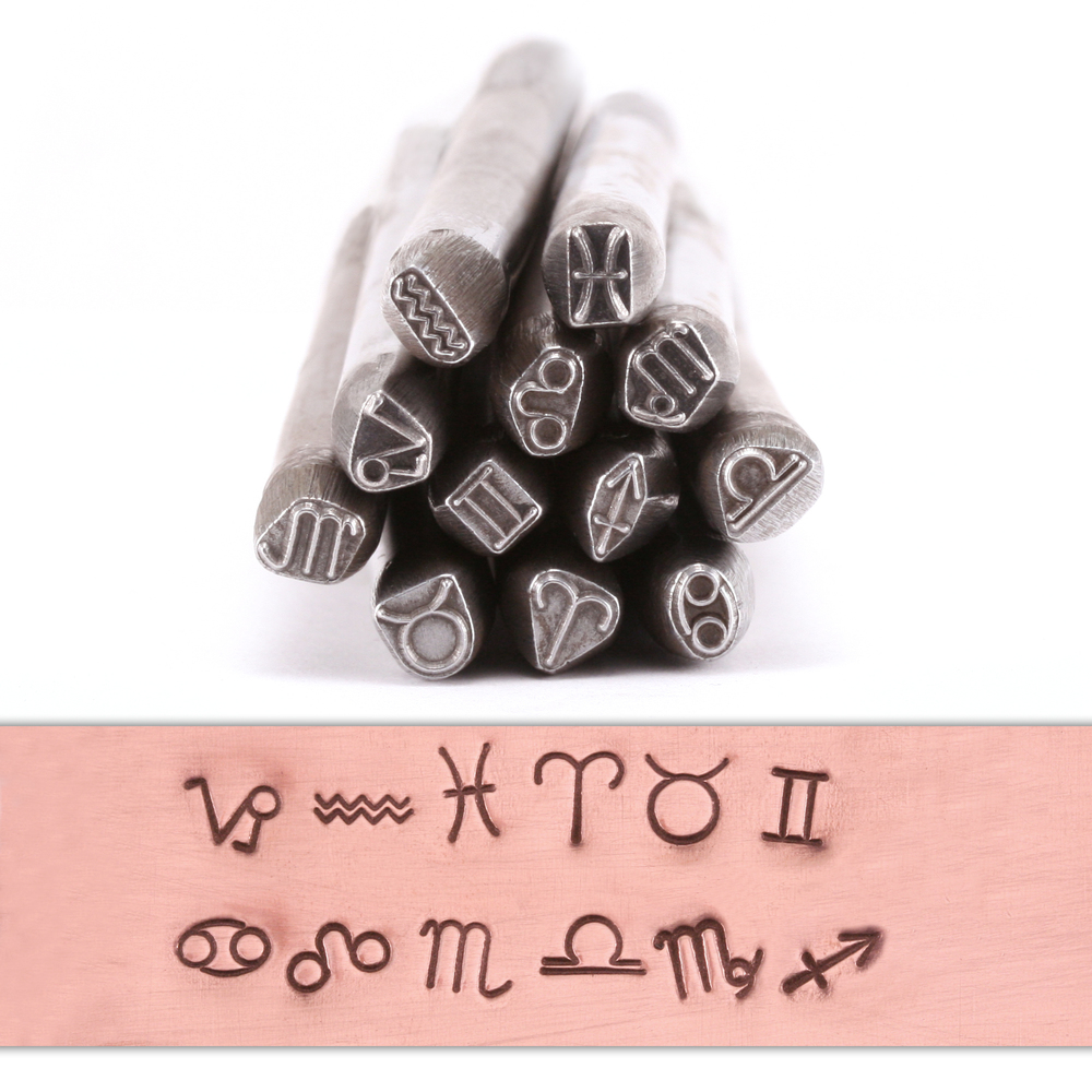 Metal Stamping Tools Zodiac Metal Stamp Set (2mm 5.5mm)
