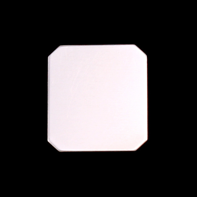 Metal Stamping Blanks Sterling Silver Rectangle (14mm x 12mm), 24g