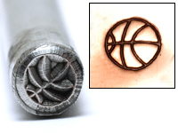 Metal Stamping Tools Basketball Design Stamp