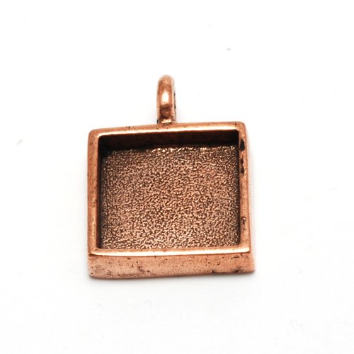 Plated Copper Square Designer Bezel