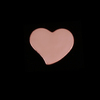 Rose Gold Filled Small Stylized Heart, 24g Rose Gold Filled Small Stylized Heart, 24g