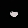 Sterling Silver Heart 8.5mm with hole, 24g Sterling Silver Heart 8.5mm with hole, 24g